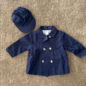 Starting Out 18m Navy Pea Coat and Cap
